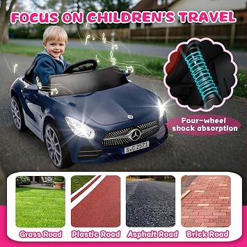 Licensed Benz CLS 350 12V Ride On Car w/Parent Remote
