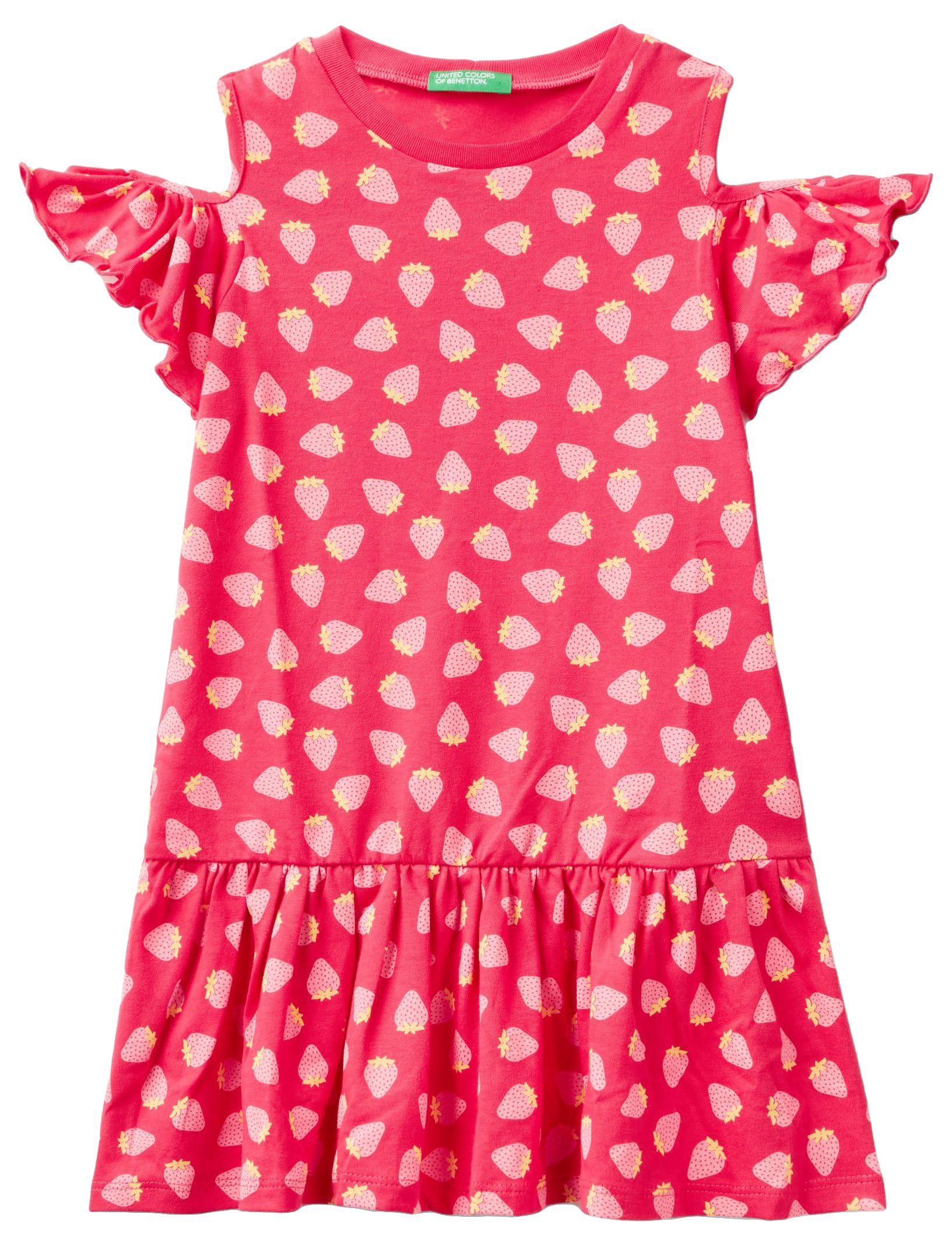 United Colors of Benetton Vestido 3m39gv00u, Multicolor, 2 años Niñas y niñas