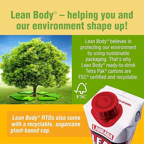 Miniatura 5 de Lean Body Batido de proteína de piña colada listo para beber, 1.41 onzas de proteína, mezcla de suero, 0 azúcar, sin gluten, 22 vitaminas y