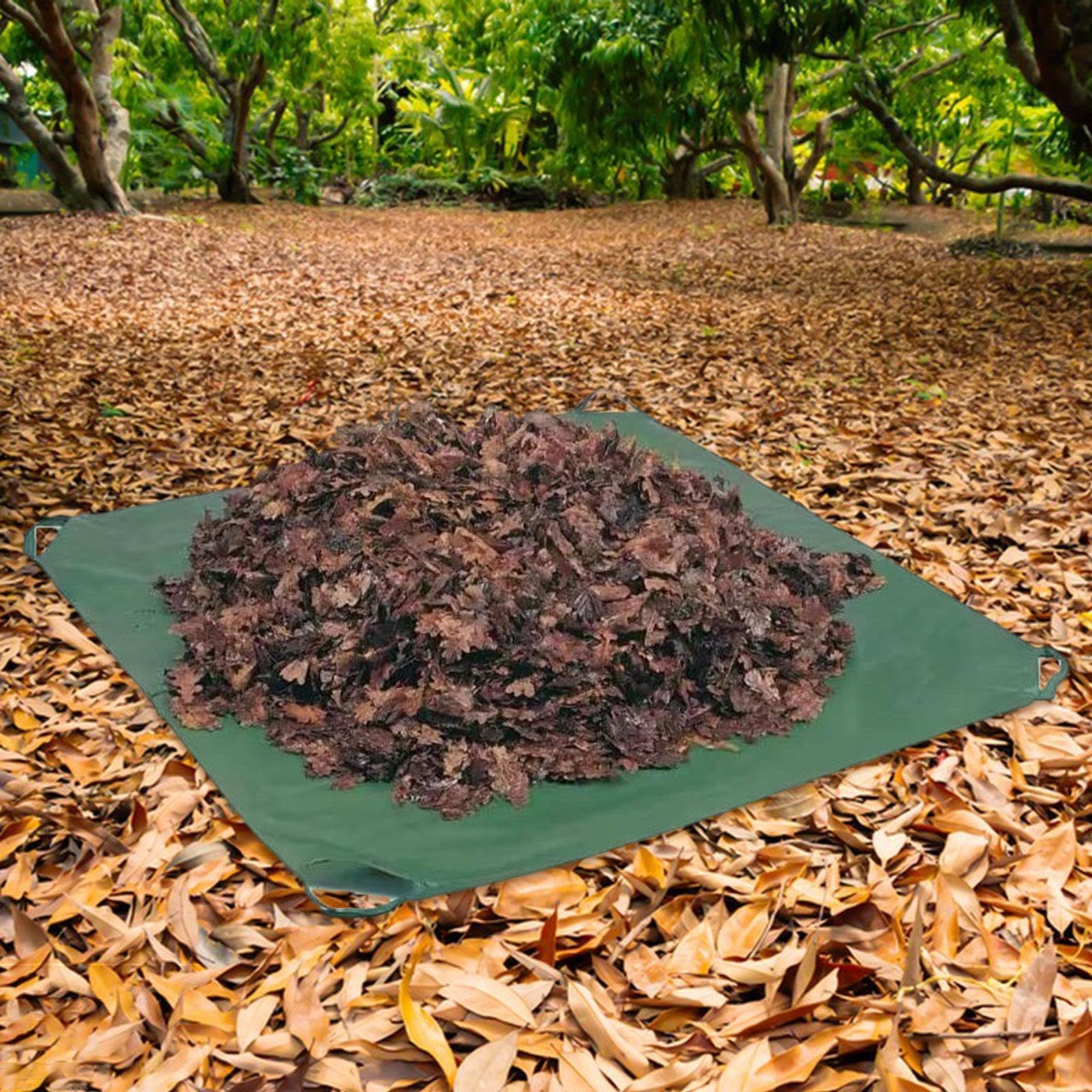 Bâche Légère pour Ramasser Les Feuilles de Jardin, Idéale pour Les Terrasses et Les Jardins.