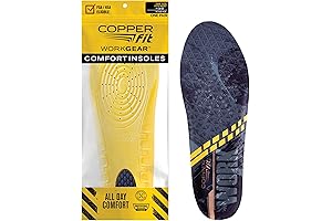 NEW Unisex Work Gear Comfort Insoles Arch Support - Firm Foot Breathable...