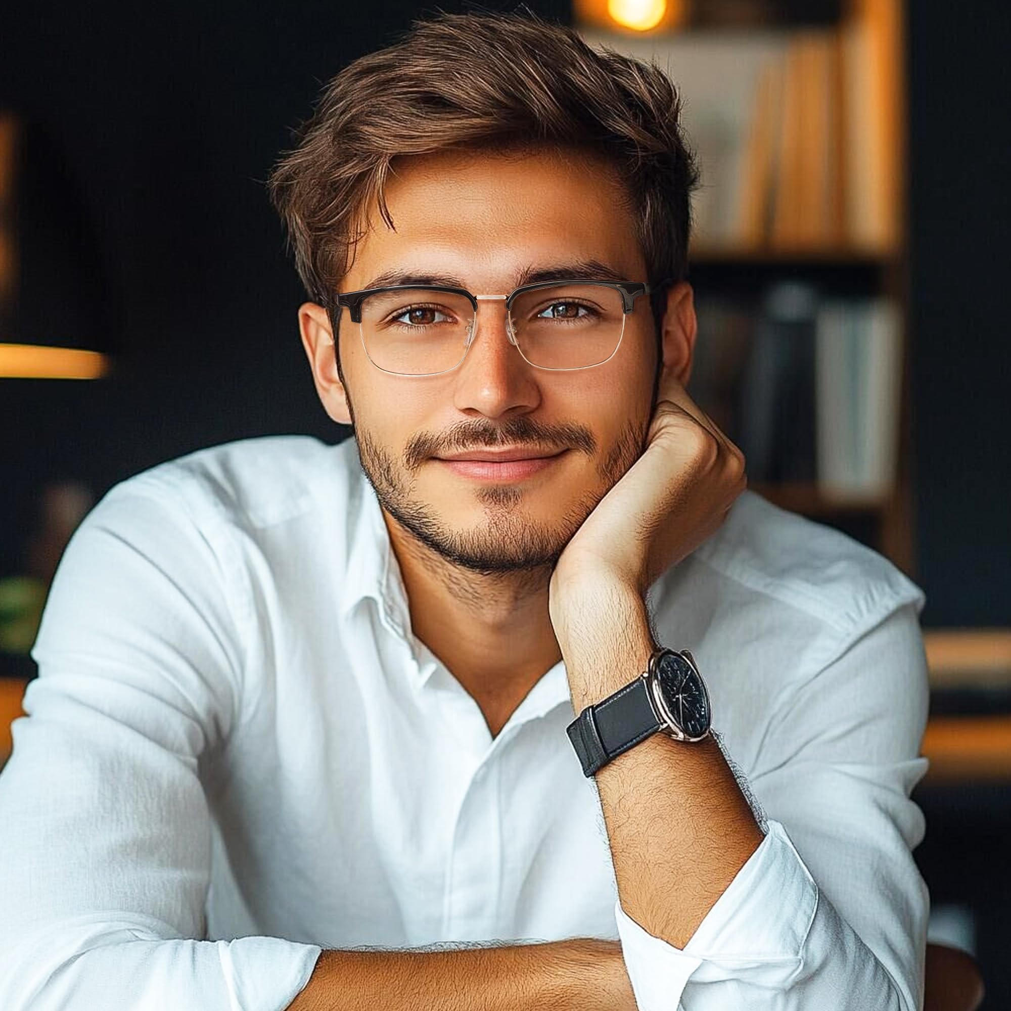 Cyxus Occhiali da sole con filtro per la luce blu, senza prescrizione medica, per uomo e donna, occhiali di sicurezza per computer, occhiali da gioco 8216