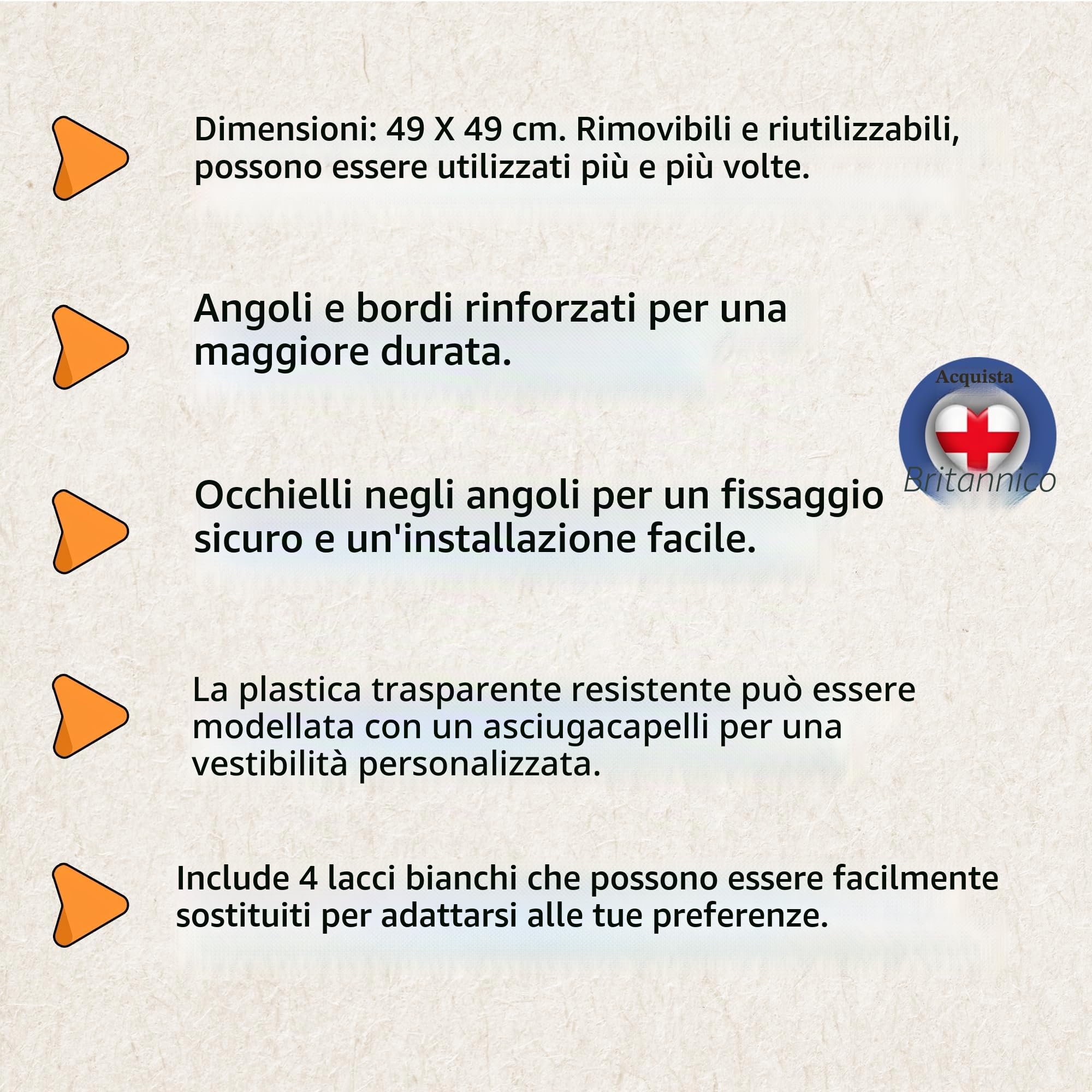 Set di 6 fodere protettive in plastica trasparente per sedie da pranzo, per proteggere la sedia della cucina, in PVC resistente con lacci bianchi, rimovibili e riutilizzabili