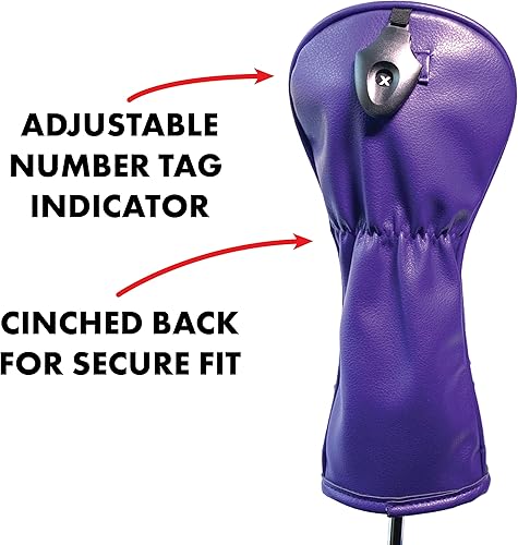 Vista 2 de Team Golf NCAA Team Golf NCAA - Cubierta de calle vintage (impresa), se adapta a todos los clubes Fairway, híbridos y utilitarios