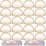 MORGLES HD Wig Cap or Women, 20 Pcs Transparent Wig Cap for Lace Front Ultra Thin, Nude