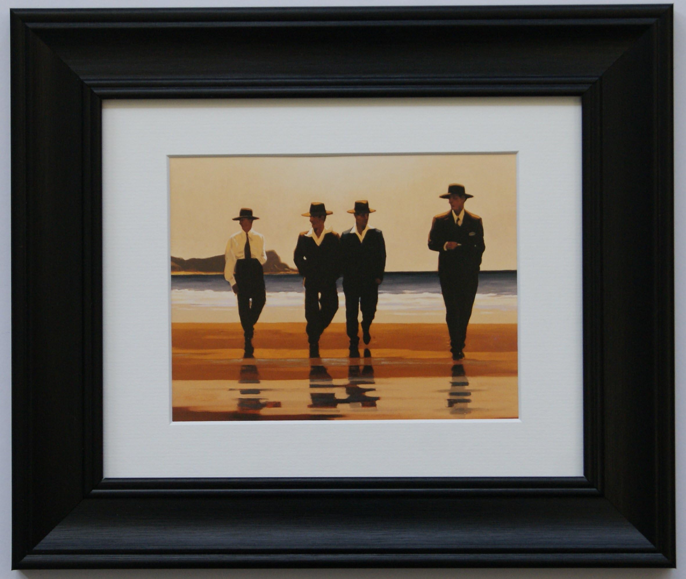 The Billy Boys by Jack Vettriano Framed Art Print Picture (33cm x 28cm) Black Frame