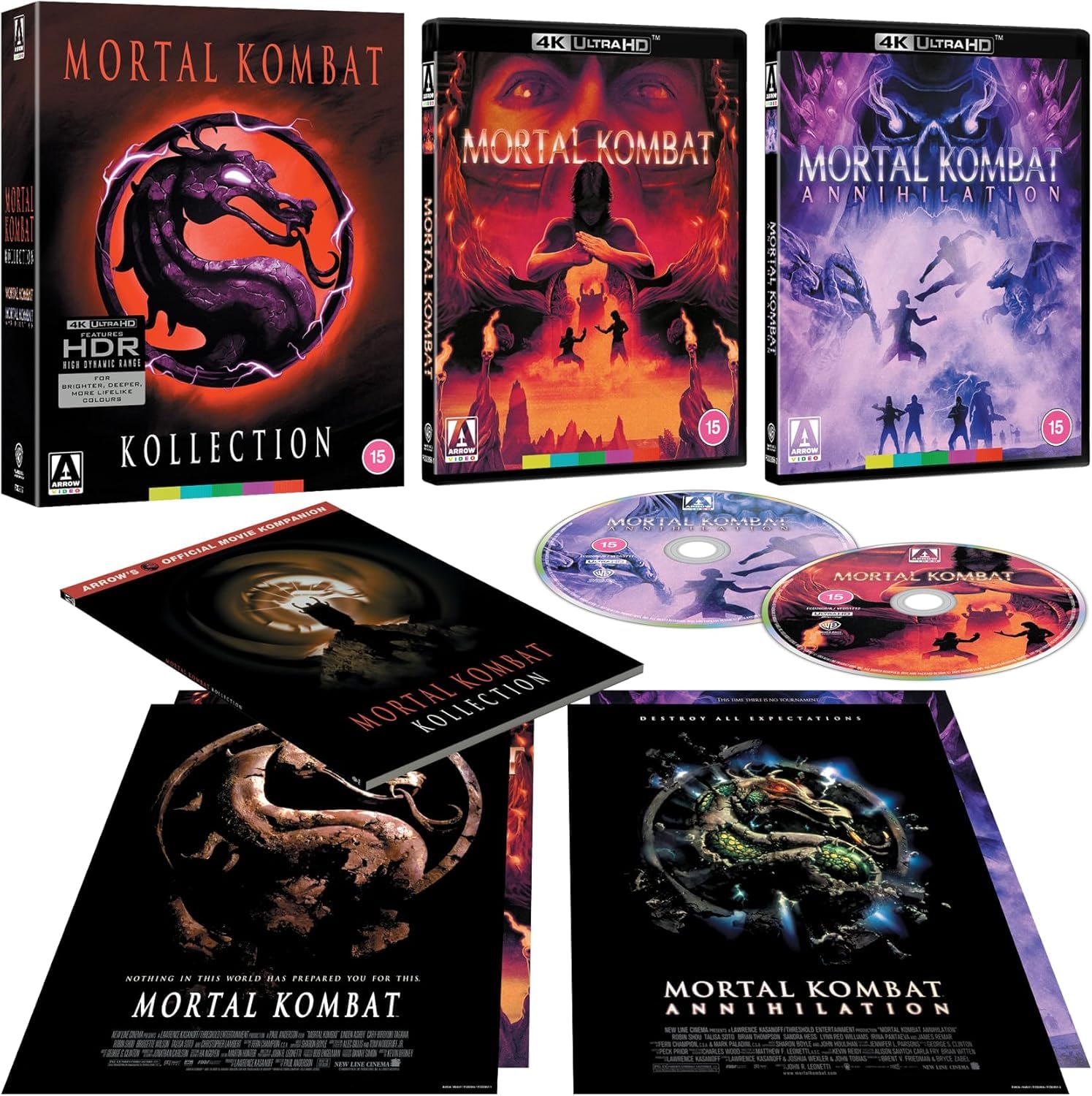 Mortal Kombat Kollection (1995-1997) [4K UHD] (Arrow Limited Edition)