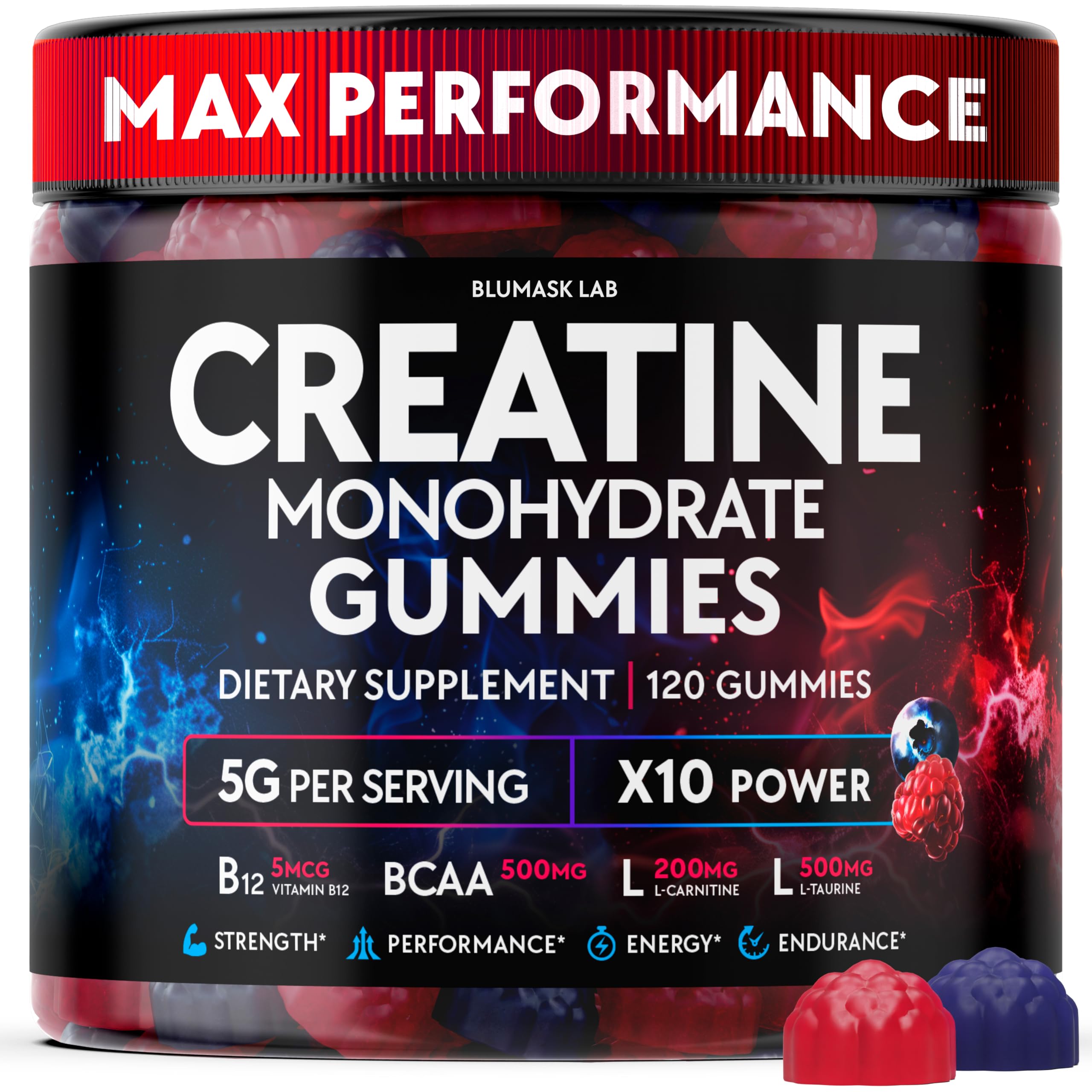Blumask Lab Creatine Monohydrate Gummies