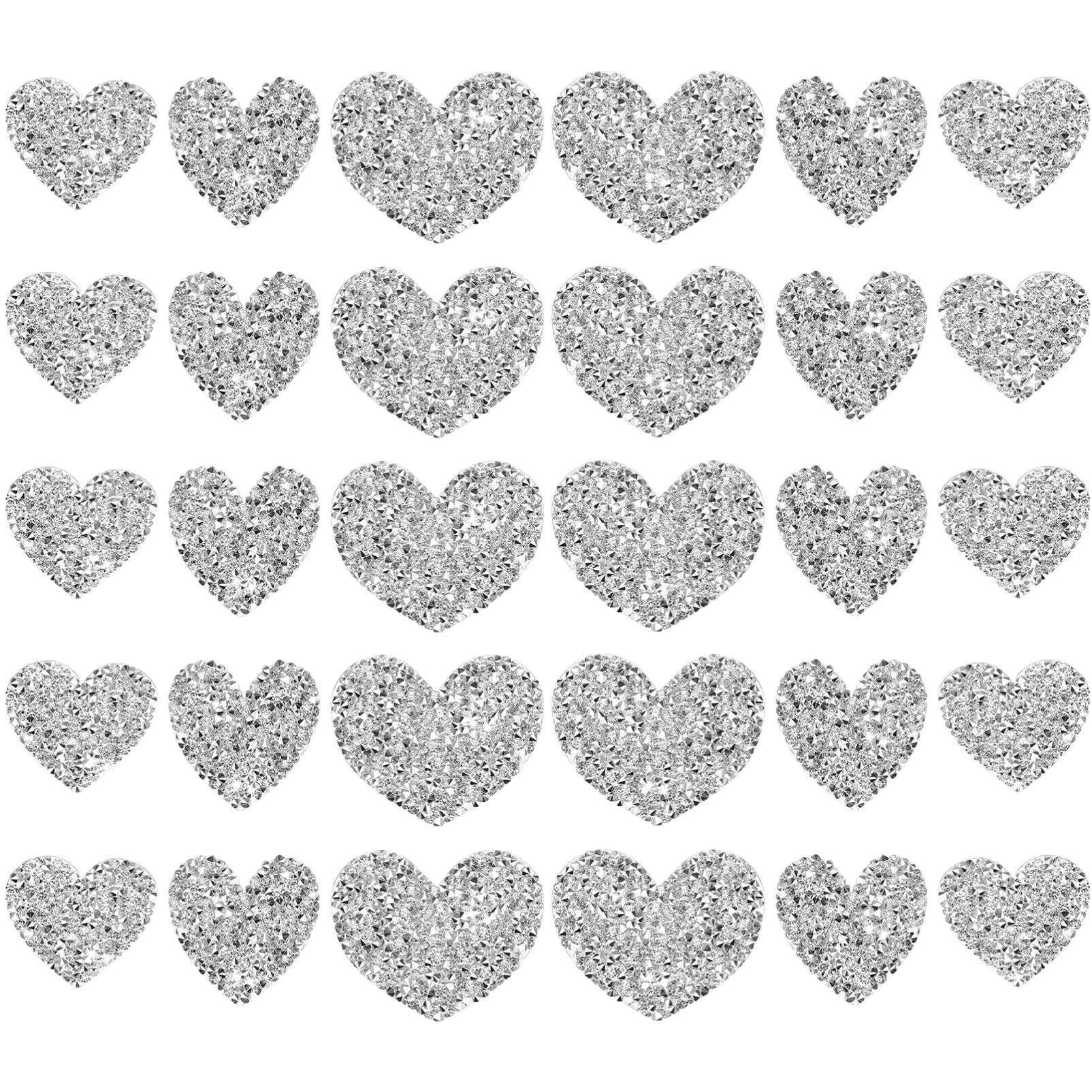 ORIGACH 6 stuks vlinder-strasspatches om op te strijken, bling-stickers, zelfklevende applicaties, glitterpatches voor kleding, jeans, tassen, reparatie, decoratie, doe-het-zelf handwerk