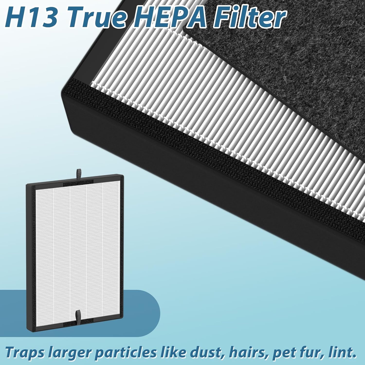 45i Replacement Filter Fit for A-len BreatheSmart Flex, True HEPA Fit for Alen Air Puri-fier, 1 True HEPA Filter + 3 Carbon Pre- Filters For Alen Air Puri-fier Fil-ter Replacement B4-Pure / Fl40
