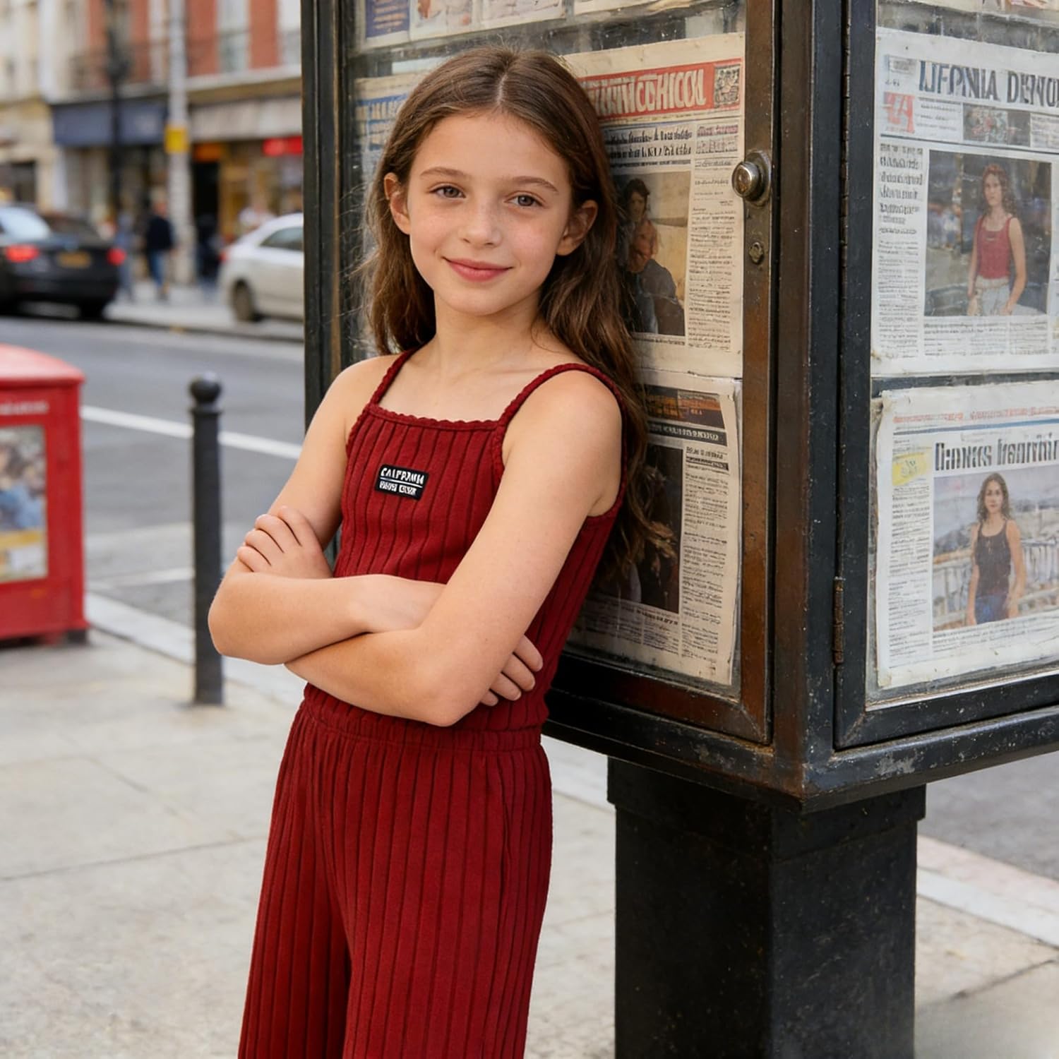 Tween Girl 2-Piece Clothes Fashion Casual Versatile Slim-Fit Camisole Pants 7-13Y Summer Outfits Set - Image 5