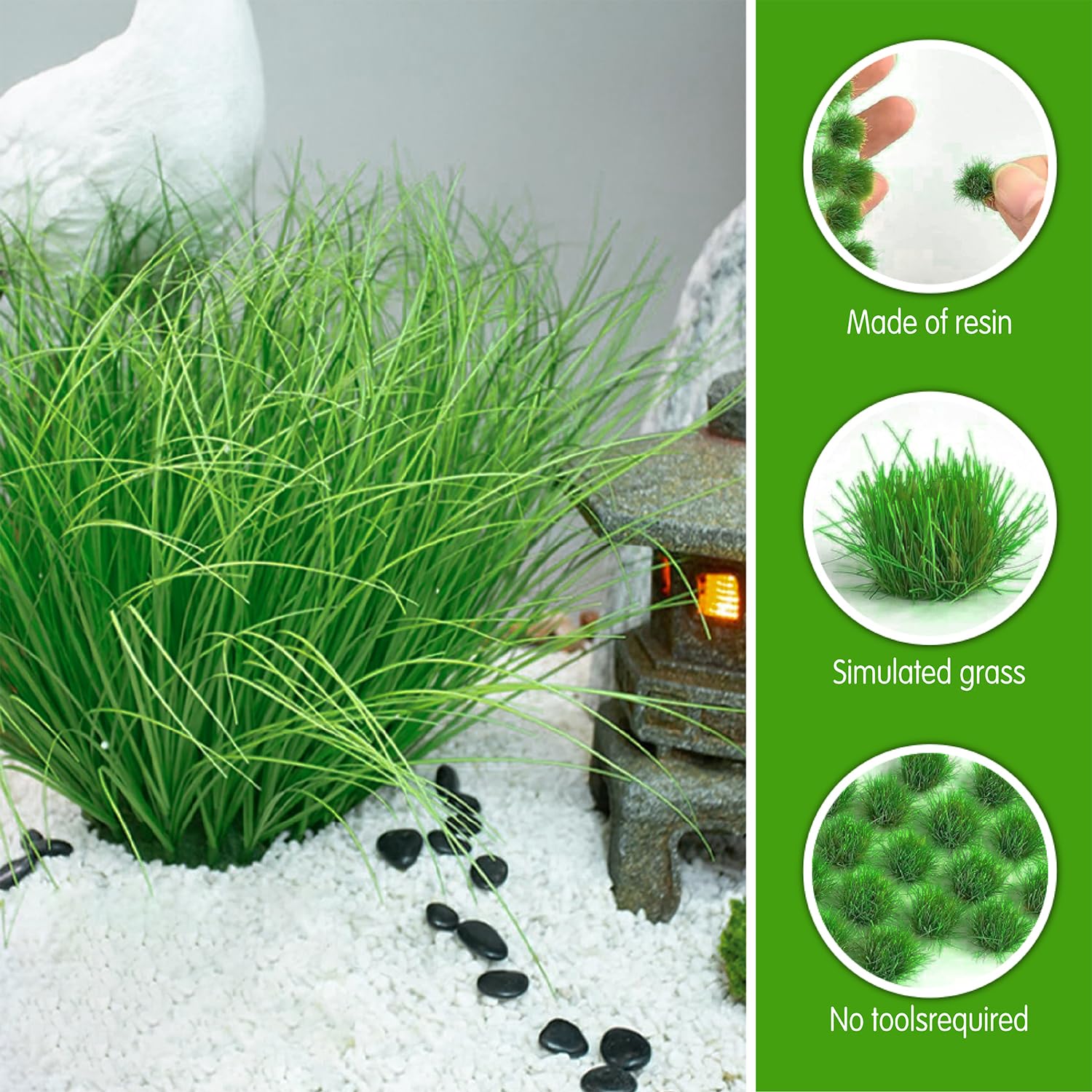 32 Pièces Plantes Modélisme Herbe, Statique Tufts, Statique Touffes d'herbe, Modélisme Décoration Miniature pour Bricolage Chemin de Fer Paysage Gazon Artificiel Gazon Miniature (Herbe Estivale 32 Pièces Plantes Modélisme Herbe, Statique Tufts, Statique Touffes d'herbe, Modélisme Décoration Miniature pour Bricolage Chemin de Fer Paysage Gazon Artificiel Gazon Miniature (Herbe Estivale