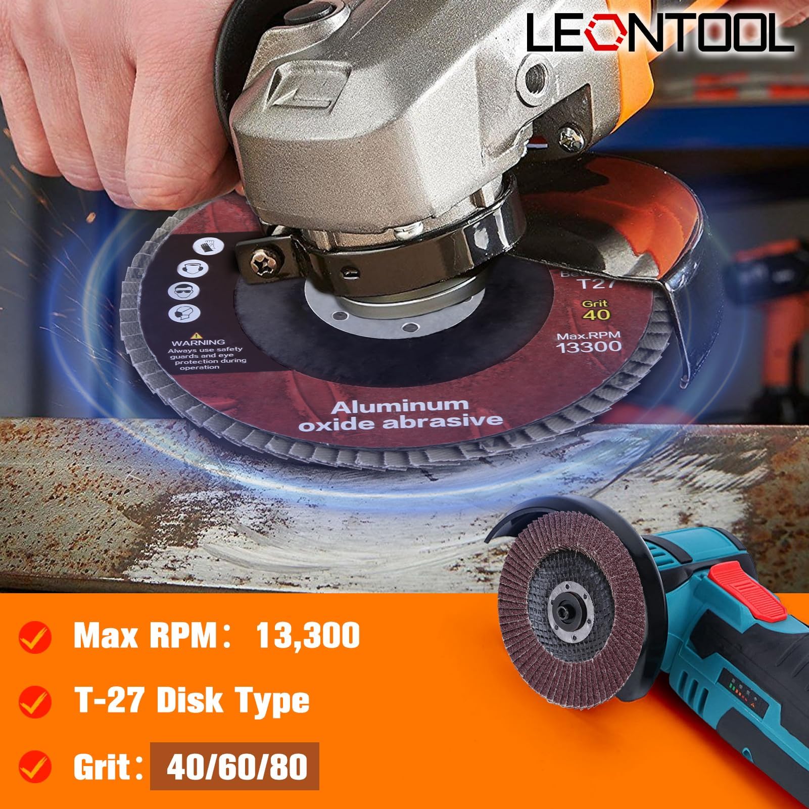 LEONTOOL Ensemble de 14 disques de sculpture sur bois pour meuleuse d’angle, comprend une roue de façonnage du bois pour le façonnage du bois, la sculpture et le ponçage du bois