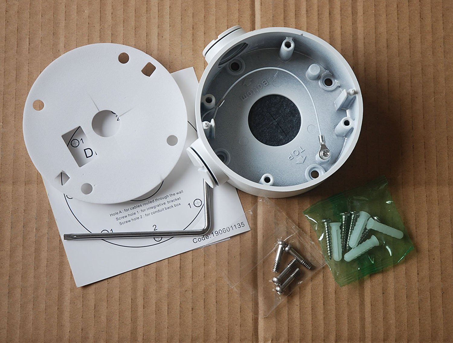 Buy Hikvision CB130 (DS1260ZJ) Aluminum Outdoor Junction Box for