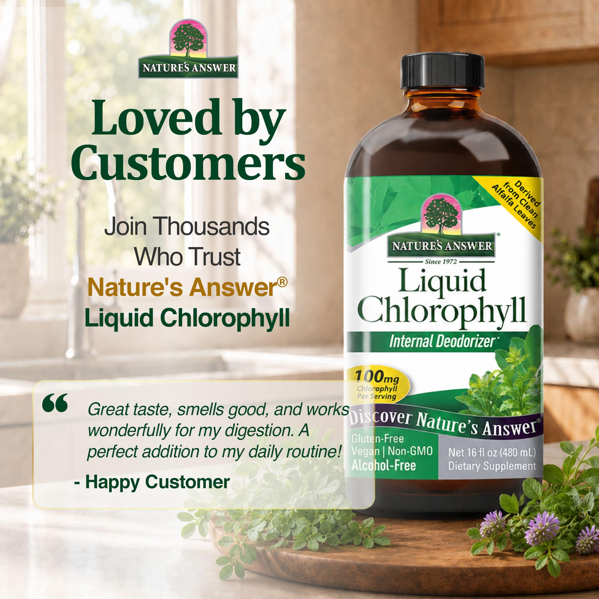 Nature's Answer Liquid Chlorophyll, 100 mg, 16 fl oz (480 ml) — Amazon image 8