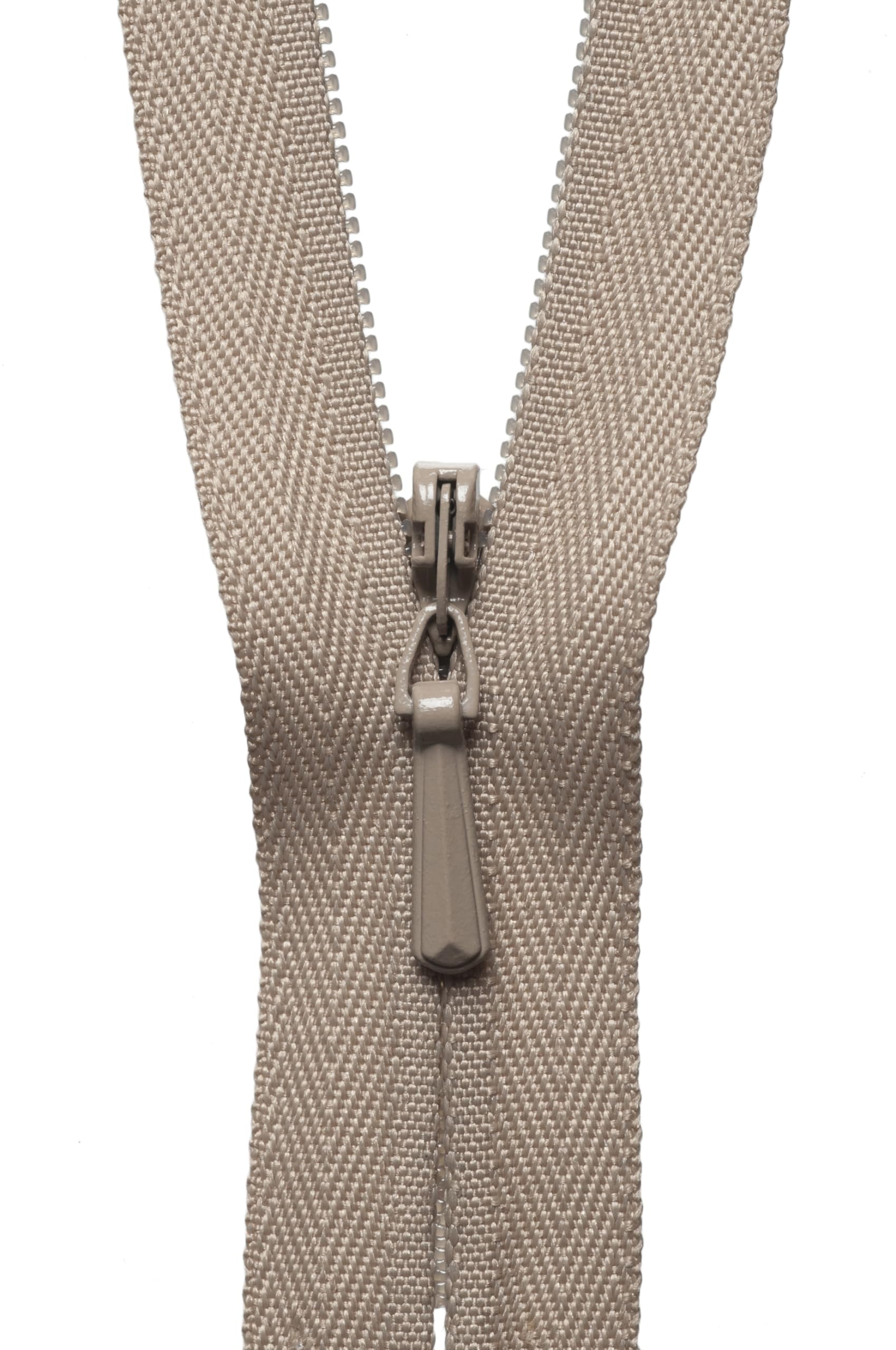 YKK Concealed Zip, No. 573 Fawn, 23 cm Length