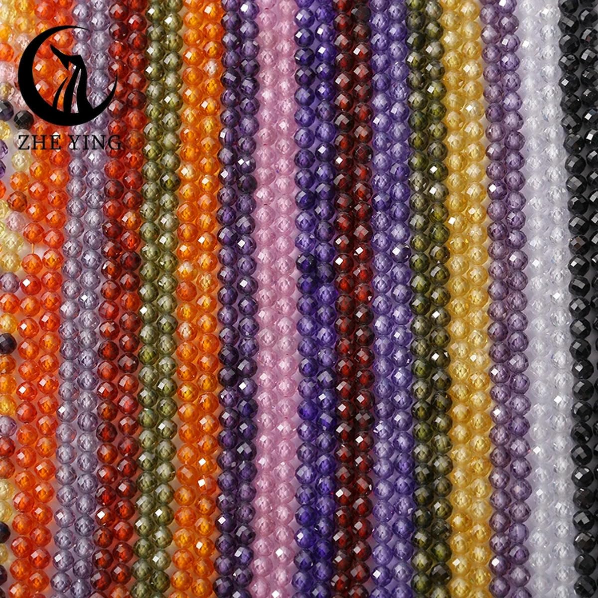 Perline di zirconi Sciolti di Colore Nero sfaccettato da 3 mm per Collana Braccialetto-avocade verde-10 Fili (1200 Pezzi)
