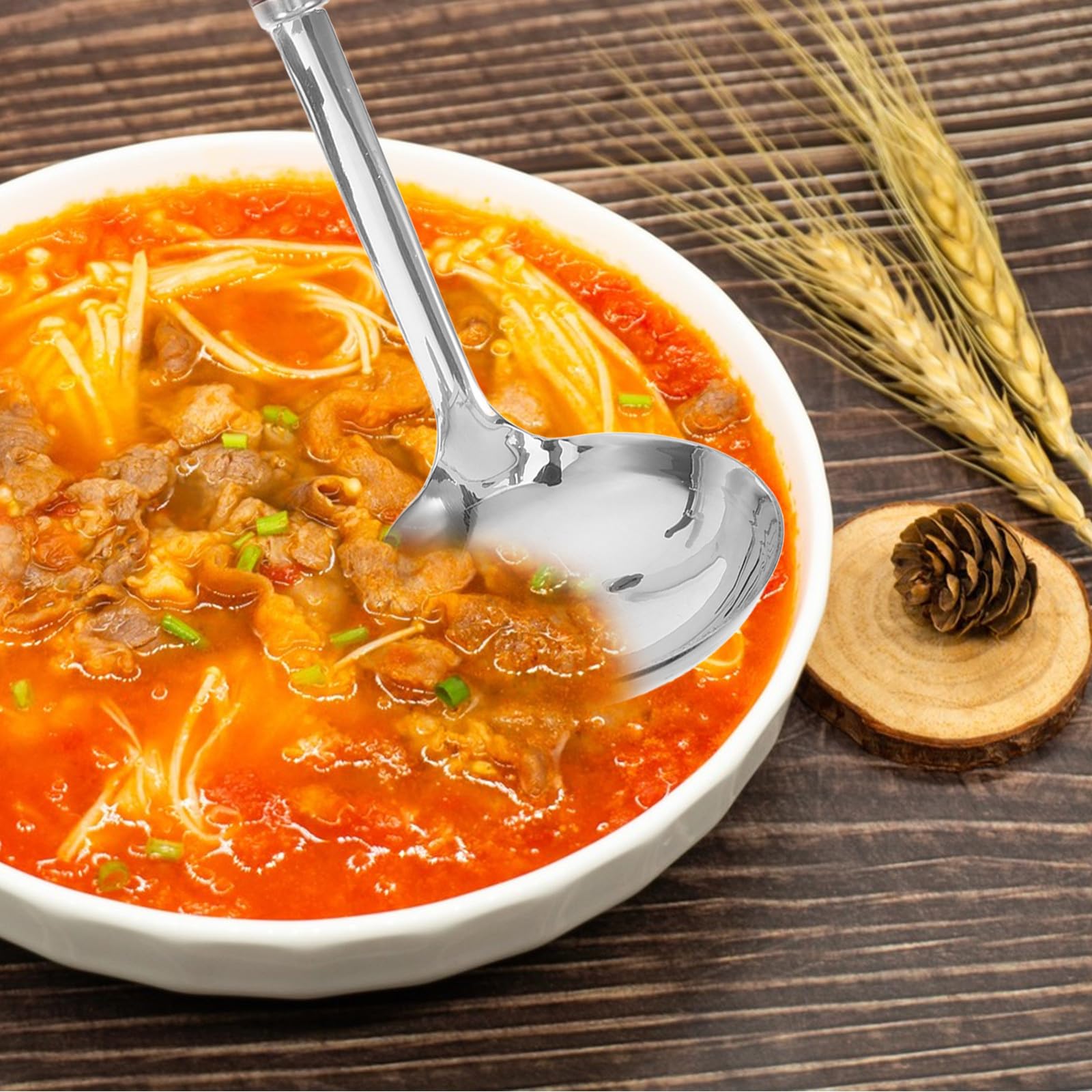 Utensilios de Cocina Resistentes al Calor Juego de 7 de Acero Inoxidable