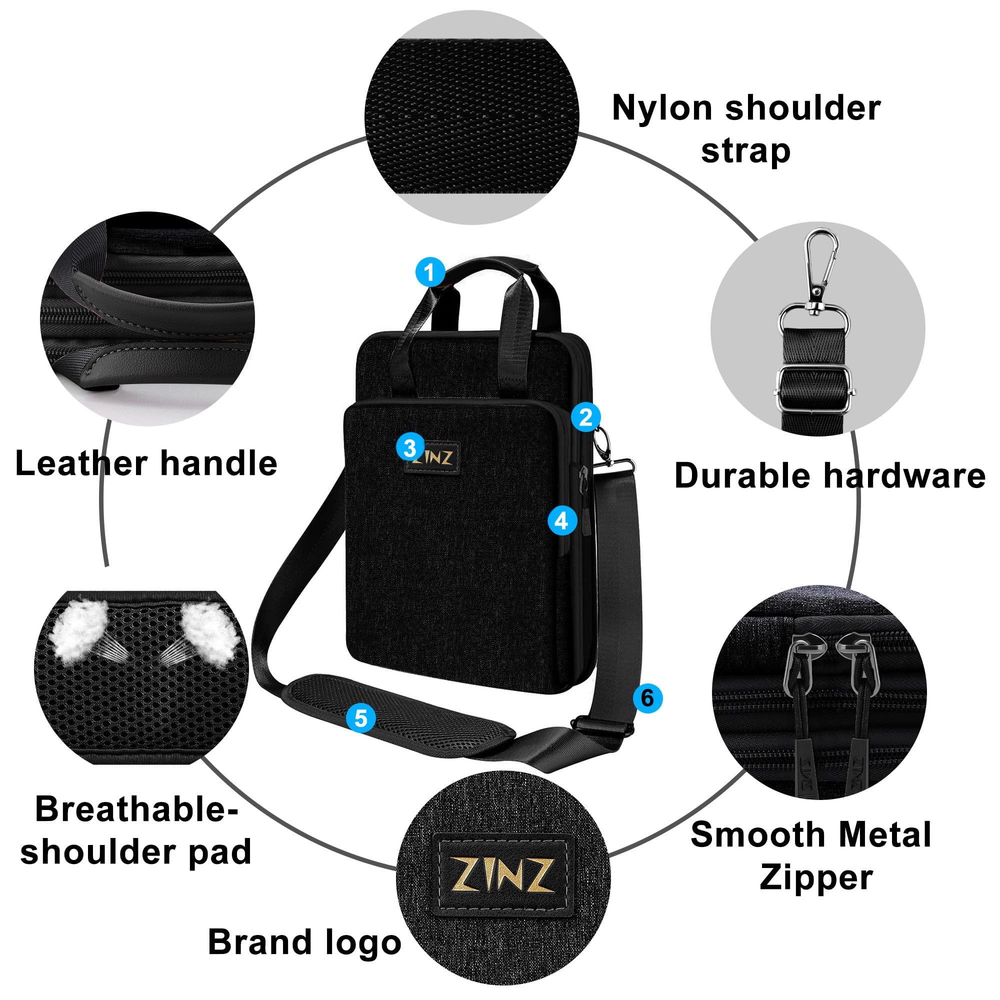 Amazon.co.jp: [ZINZ] スリムで拡張可能なケース 12.9 13 インチ