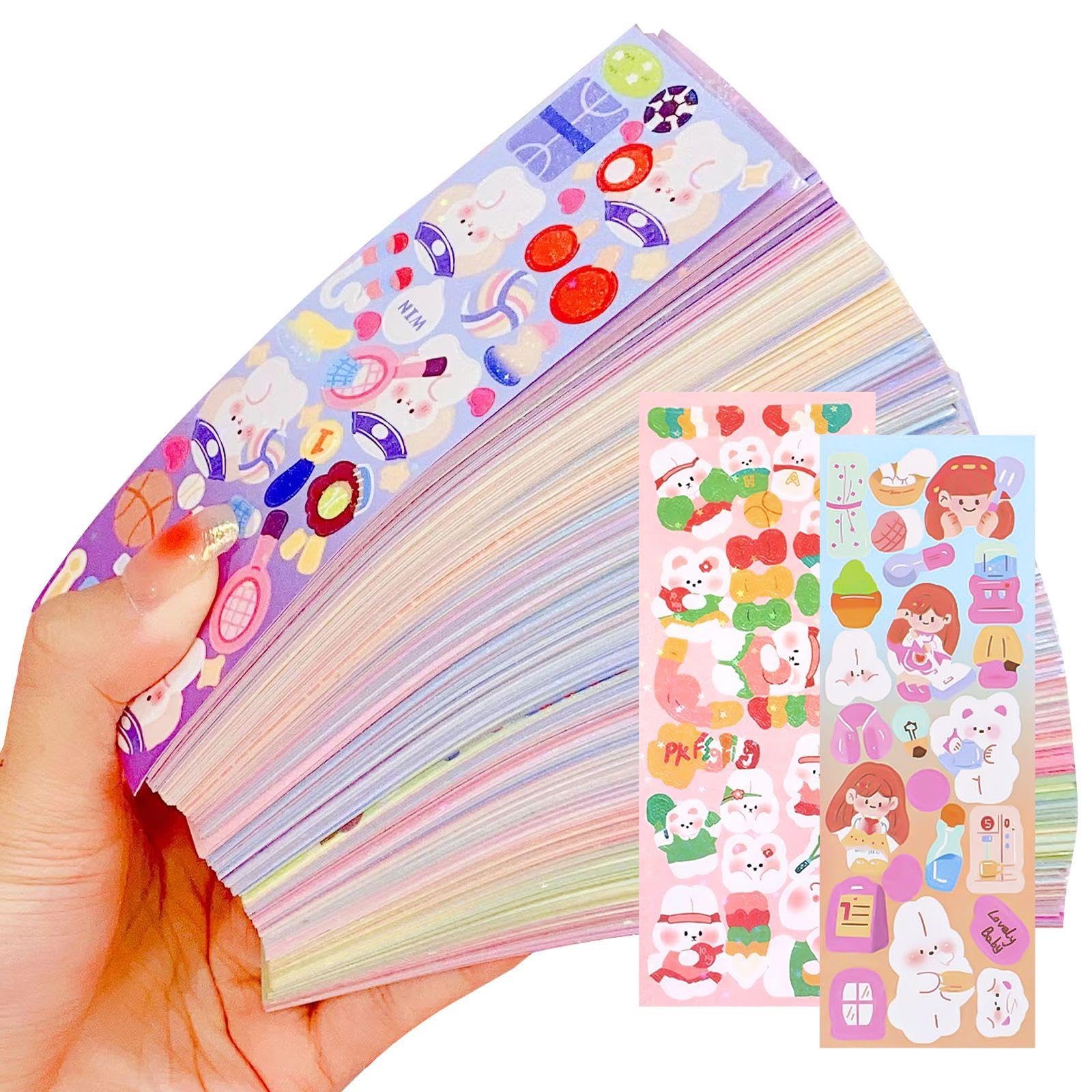 Ubsiuh 120 Cartoon Stickers, Cute And Fun Stickers, Card Making, Can Decorate Water Bottles, Scrapbooks, Skateboards.