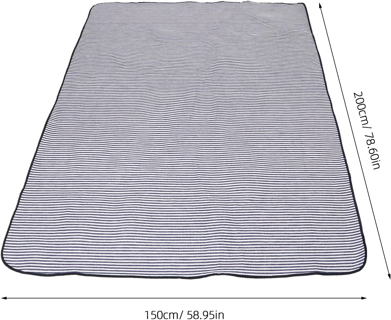 SUPVOX Picnic Blanket: Foldable Outdoor Mat Extra Large Waterproof Sandproof Foldable Compact Beach Blanket for Camping Summer Beach Park