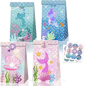 Aazon.co: WERNNSAI 16 Pack Ocean Party Favor Bags - Ocean Birthday Party Gift Bags For Kids
