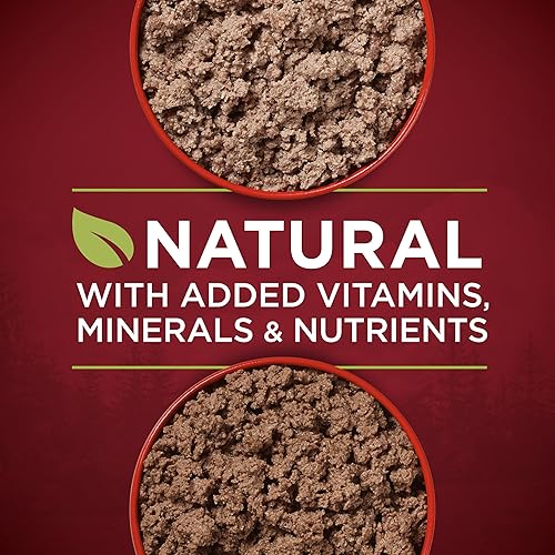 Miniatura 3 de Purina ONE - Paté natural sin granos, Paquete variado de comida húmeda enlatada para perros, True Instinct Classic Ground - 13 onzas (Paquete de 6)