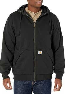 Carhartt mens Rain Defender Loose Fit Midweight Thermal-lined Full-zip Sweatshirt