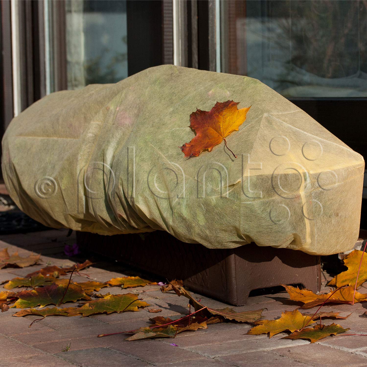 planto Bio Blumenkasten-Hauben, Frostschutz Hauben, Nie mehr zerstörte Blütenpracht im Blumenkasten! Schutz für Balkonpflanzen vor leichtem Frost, Wind. (2 Pack = 4 Stück)