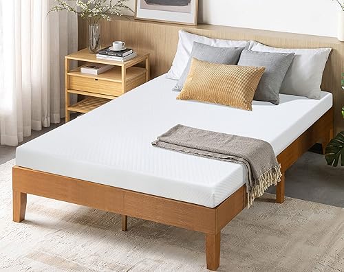 Colchón tamaño matrimonial de 5681012 pulgadas con funda, colchón de espuma viscoelástica de gel refrescante con infusión de carbón de bambú para un