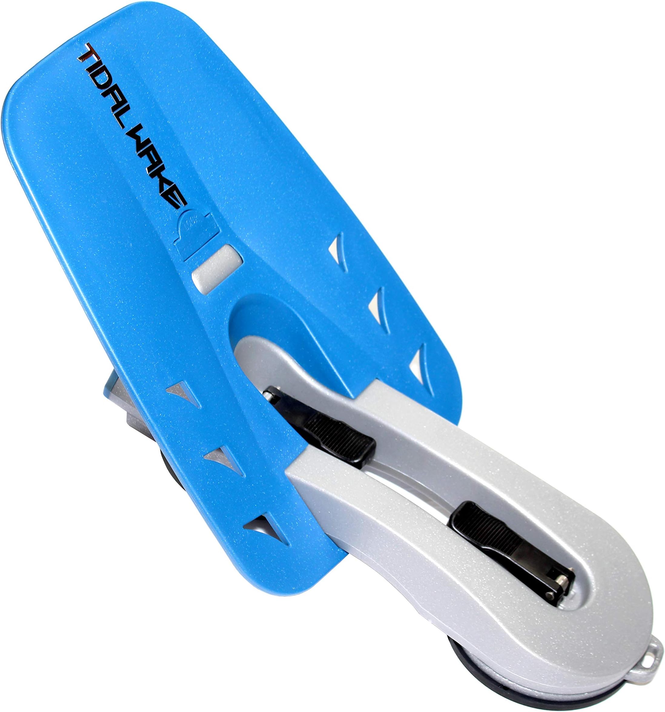 Tidal Wake XLR8 Wake Surf Shaper | Wake Surfing Wave Maker Solution | Wakesurf Creator | Wake Generator for Best Wavesurf Waves & It Floats | Compact Storage Tote (Silver/Blue)…