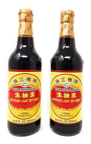 Pearl River Bridge Superior Light - Botella de salsa de soja ligera, 16.9 onzas líquidas (paquete de 2)