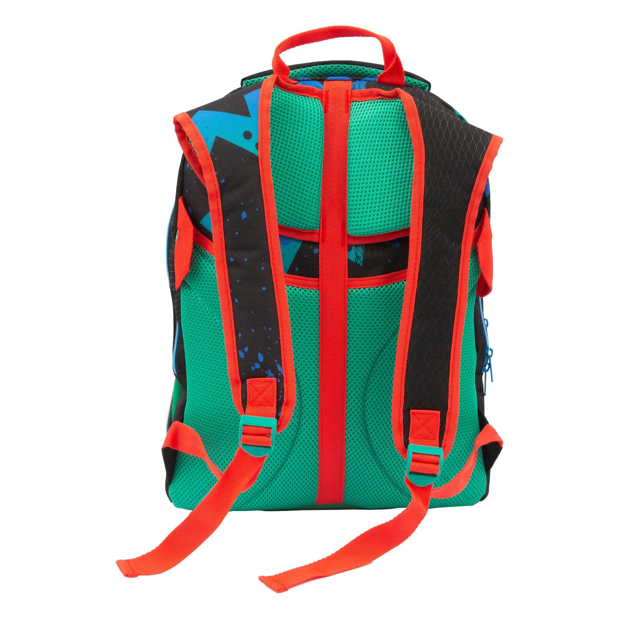 Go Pop - Zaino Estensibile - con 3 Grafiche Frontali Intercambiabili e Pop-Up, 3 Scomparti con cerniera, Schienale e Spallacci Imbottiti, adatto alla scuola primaria, 31 l x43 h x17,5 p cm