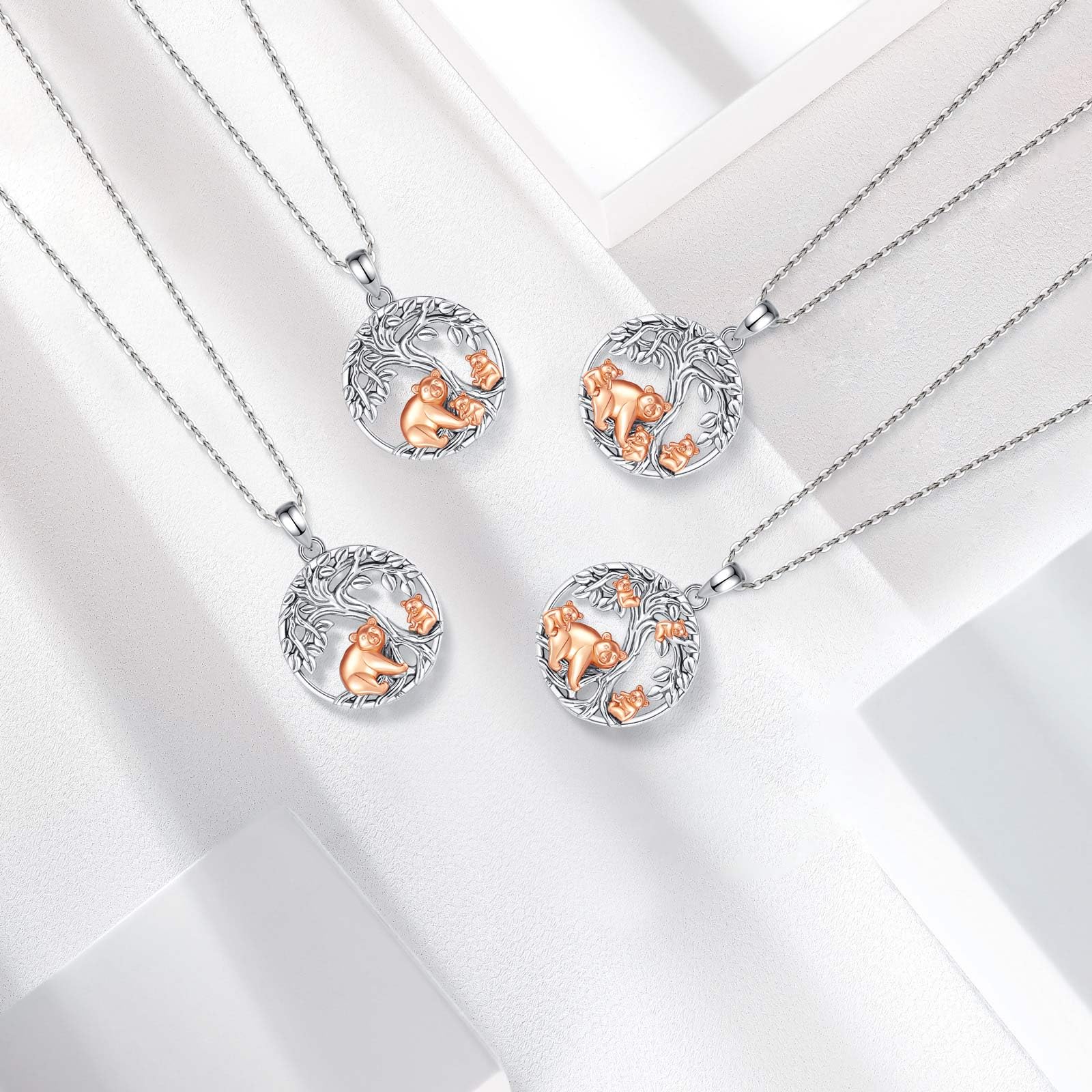 INFUSEU Regalos Para Mamá, Mamá E Hijas Collar Originales Colgante Madre Joyería Regalo