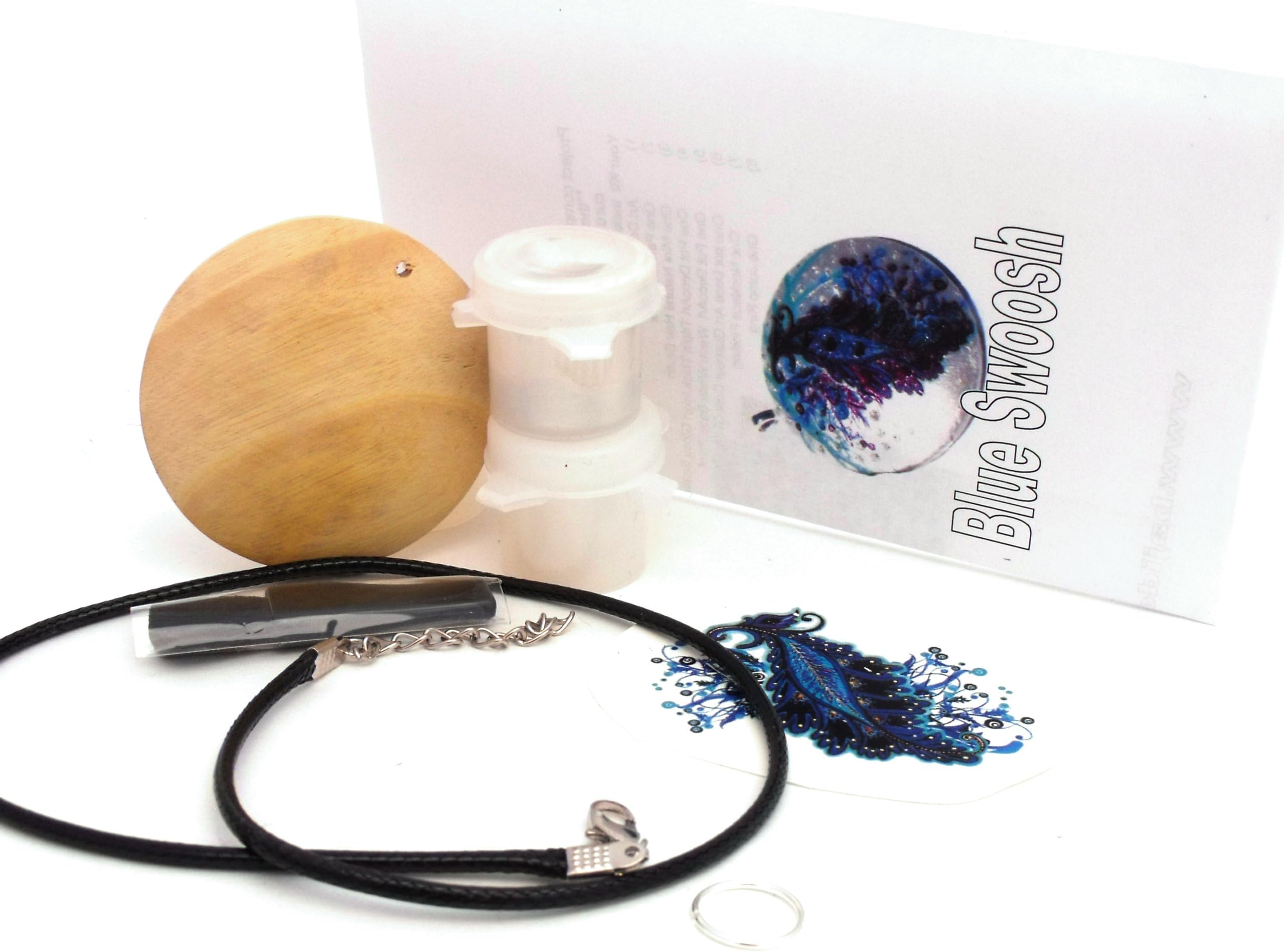 Bajidoo Blue Swoosh Pendant kit