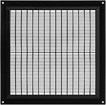 250x250mm Noir Grille de Ventilation en Plastique - Grill D'aération