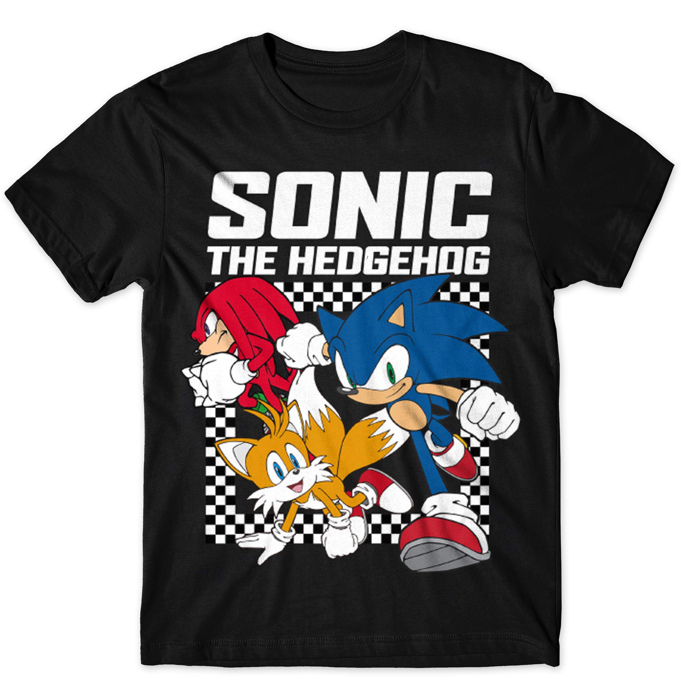 SEGASonic vs Shadow Split T-Shirt for Adult, Classic Game Vintage Distressed