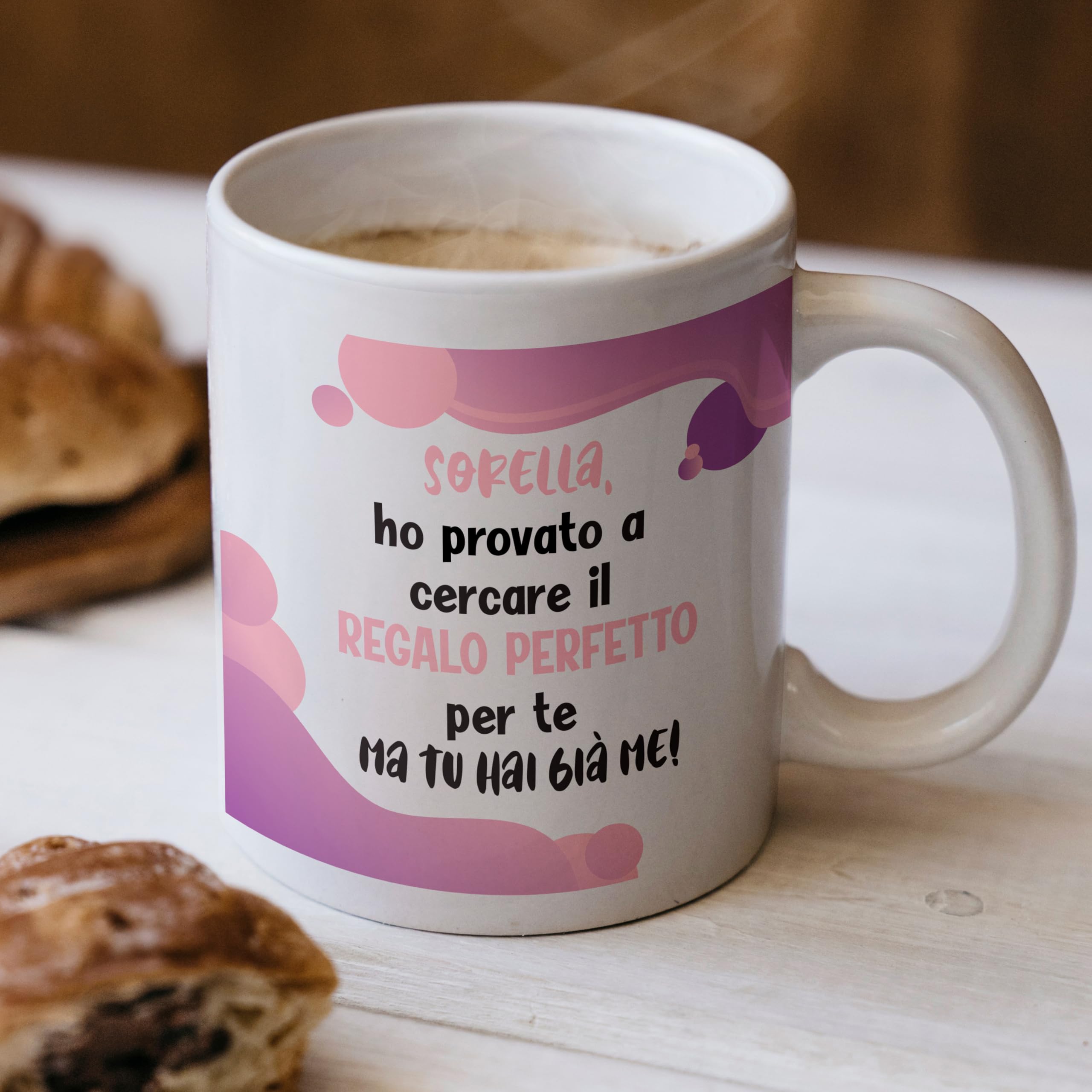 Tazza Mug VITA SENTIMENTALE DESCRIZIONE Colazione Idee Regali Originali e Divertenti Festa Compleanno Tumblr Frasi Simpatiche Ironia Divertente Buona Giornata Humor Donna Casi Umani Relazioni Crush