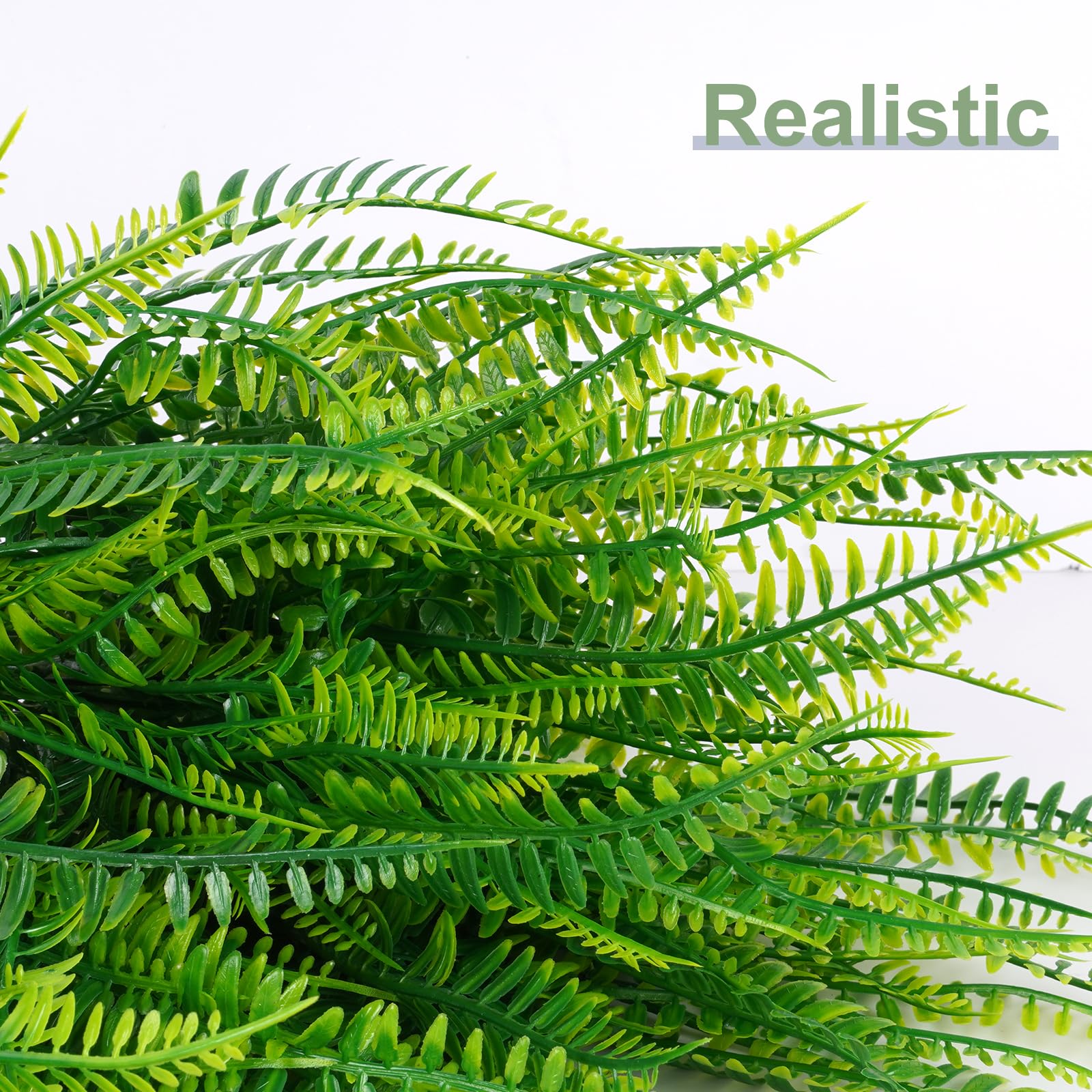 AGIRL Künstliche Pflanzen – 24 Bündel, Je 34,8 Cm Hoch, PE-Kunststoff, Für Innen & Außen