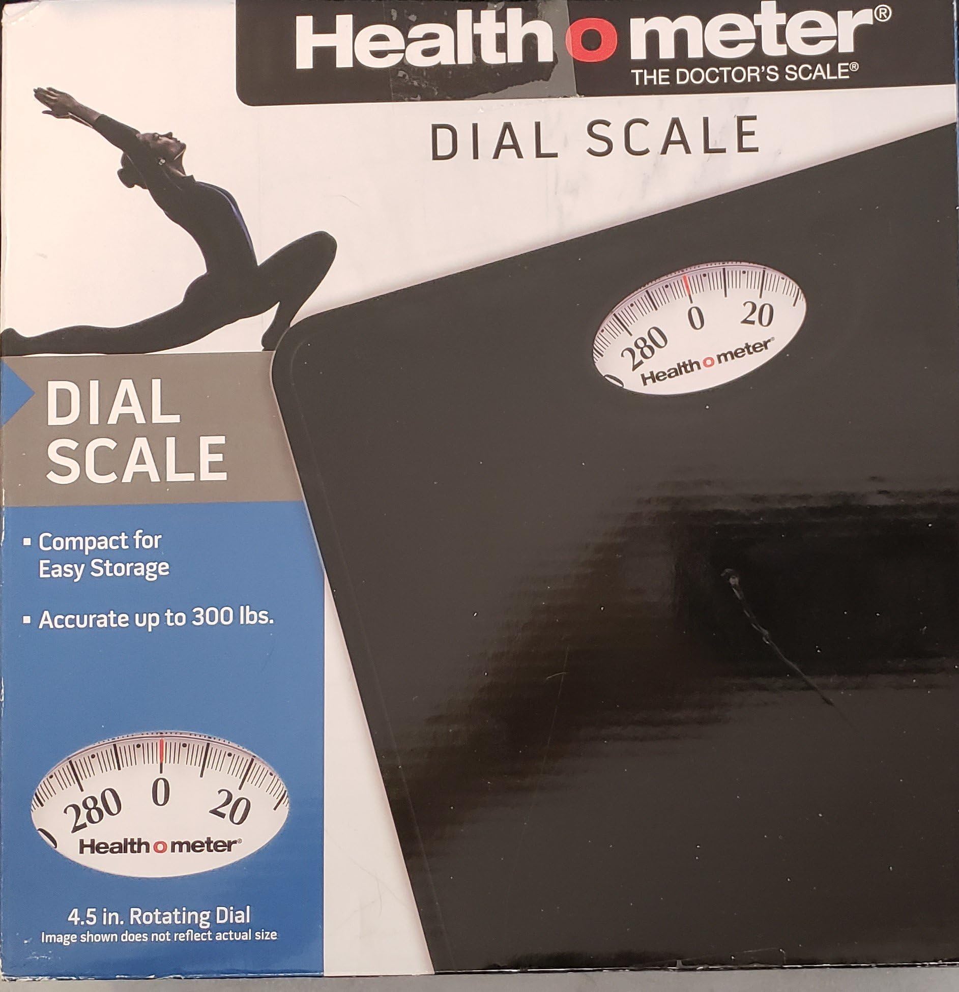 Health o meter Metre Dial Scale, Black