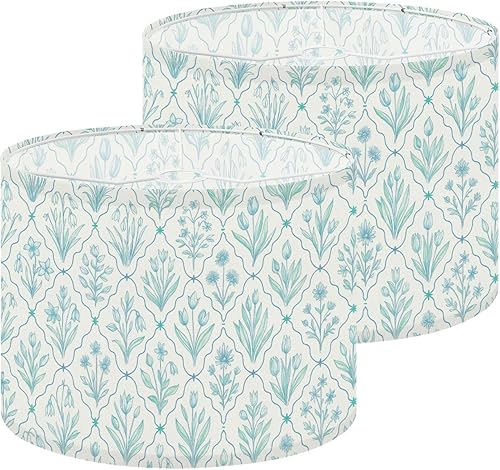 Miniatura 19 de Lampshades Lamp Shades 11"x11"x9" Retrowave synthwave vapor party Light grid landscape Yesterday s Light Shade for Table Lamps Floor Lamps Drum Lamp