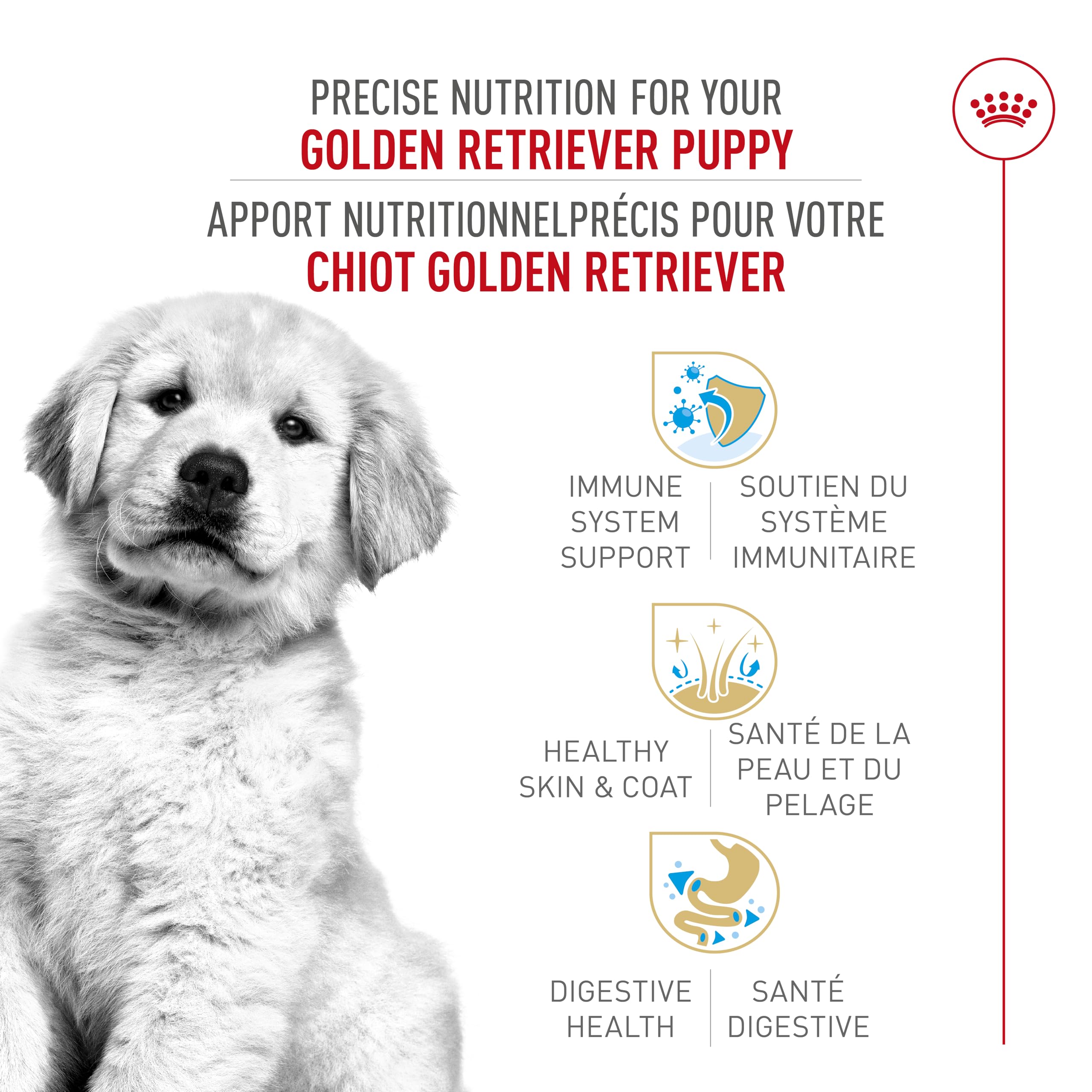 Royal Canin Golden Retriever Puppy Dry Dog Food, 30 lb bag