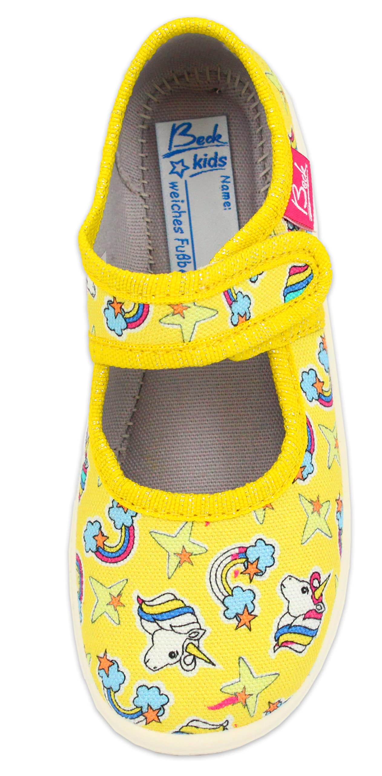 Beck Mädchen Kinder Yellow Dream Hausschuh