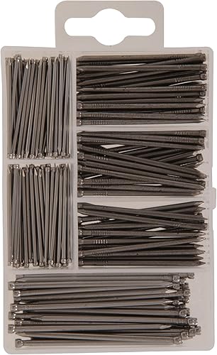 Miniatura 1 de The Hillman Group 591511 - Kit de uñas de acabado pequeño, paquete de 150 unidades, color plateado