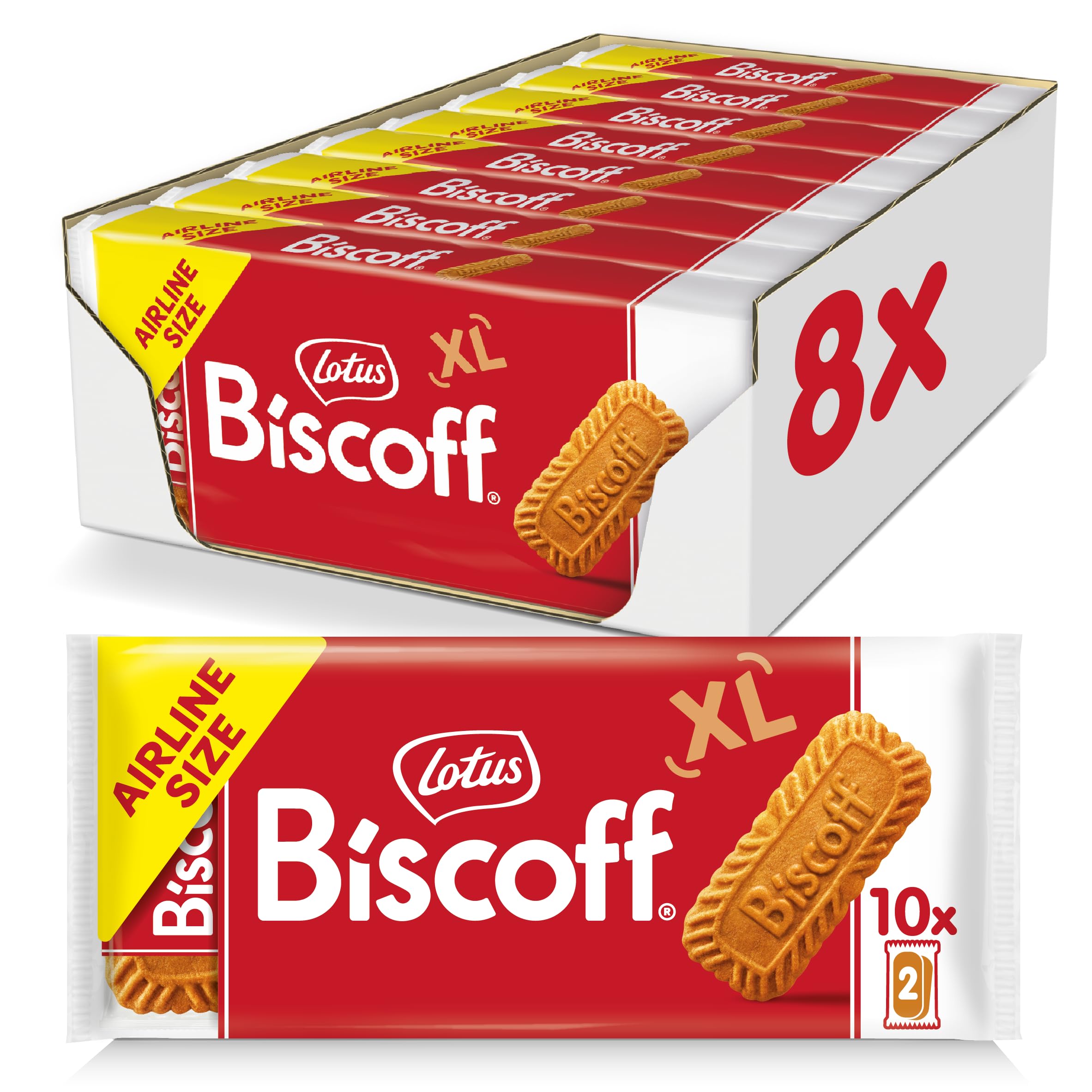 Lotus Biscoff Airplane Cookies Caramelized Biscuit Cookies Two-Pack 80 Count Vegan