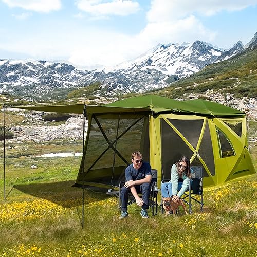 TIMBER RIDGE Tienda de campaña desplegable instantánea para 468 personas, fácil instalación de 60 segundos, resistente a la intemperie, tienda de