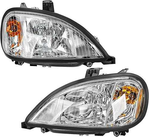 Miniatura 2 de SUPERFASTRACING Juego de faros delanteros izquierdo y derecho de repuesto para Freightliner Columbia 2004-2017