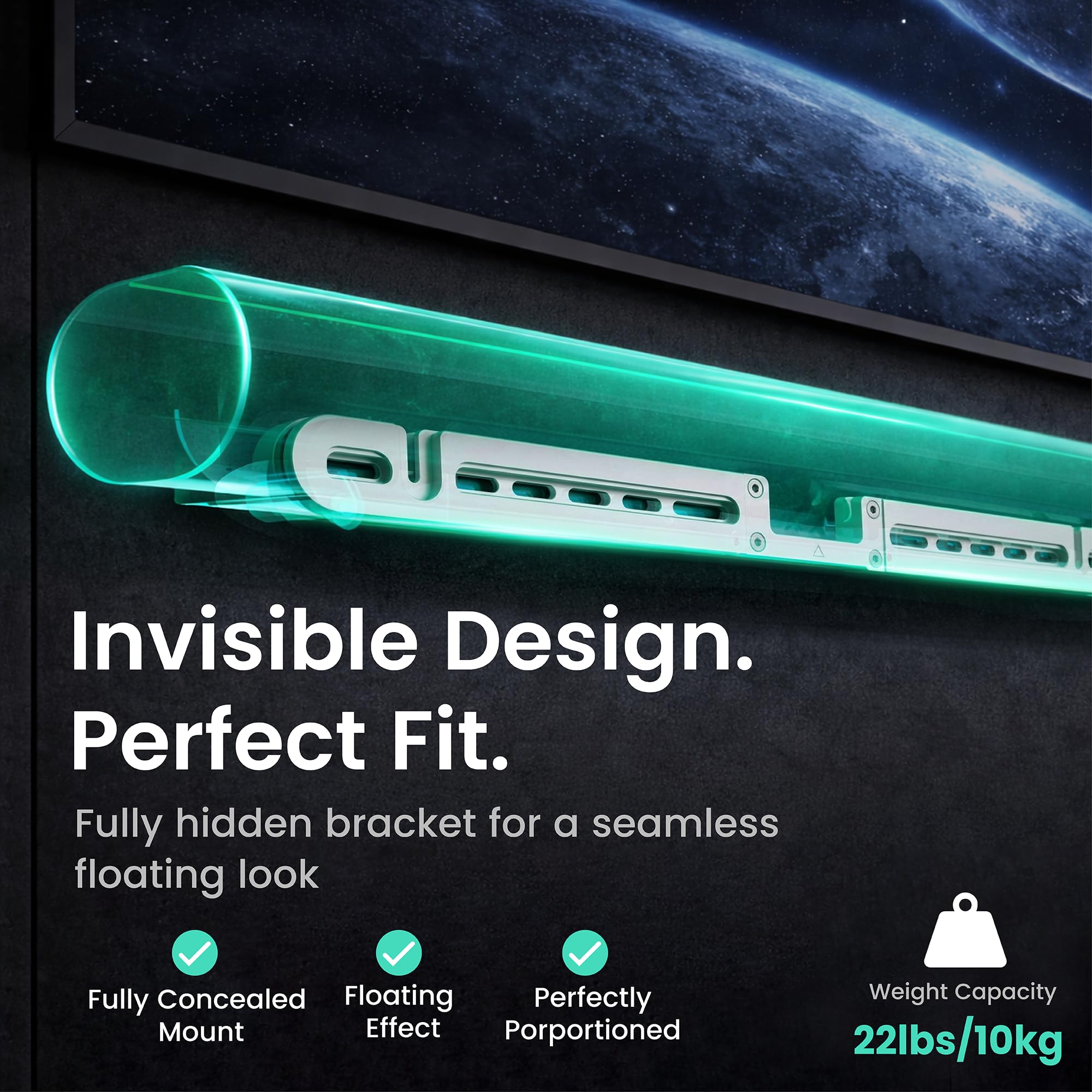 Amazon | ynVISION.DESIGN サウンドバーウォールマウント Sonos Arc