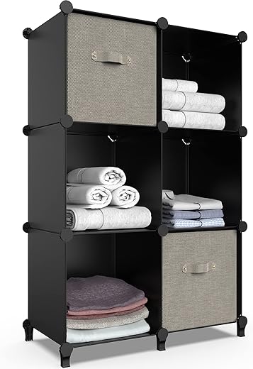 Versatile 6-Cube Storage Organizer for Home & Office