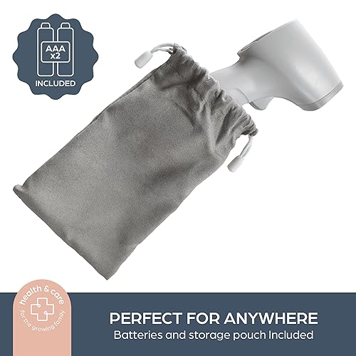 Miniatura 5 de Dreambaby Termómetro infrarrojo para bebé sin contacto para la frente, pantalla digital, alerta de fiebre, almacena memoria 20 lecturas, incluye